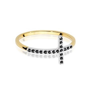 Inel Aur 14K cu Diamant Natural - Img 2