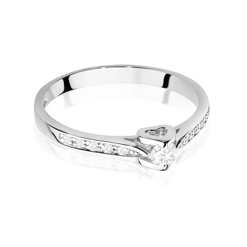 Inel Aur 14K cu Diamante de Laborator 0.15 ct - Img 10