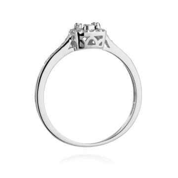 Inel Aur 14K cu Diamante de Laborator 0.21 ct - Img 10
