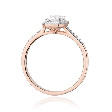 Inel Aur 14K cu Diamante de Laborator 0.79 ct - Img 7