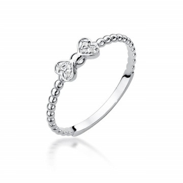 Inel Aur 14K cu Diamante Naturale 0.03 ct - Img 4