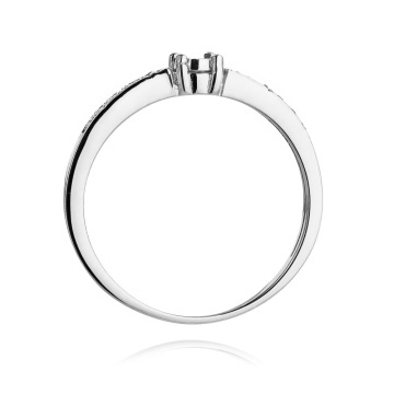 Inel Aur 14K cu Diamante Naturale 0.07 ct - Img 6