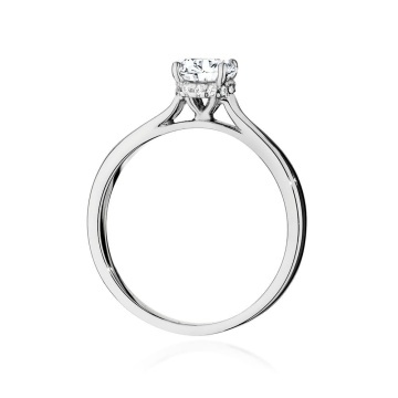 Inel Aur 14K cu Diamante Naturale 0.76 ct - Img 6