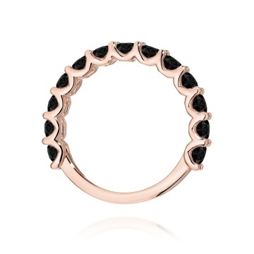 Inel Aur 14K cu Diamante Naturale Negre 1.56 ct - Img 7