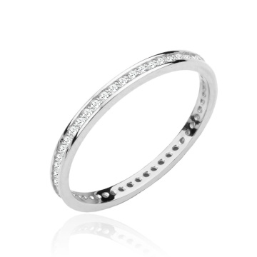 Inel Aur 14k cu Zirconii Albe - Img 3