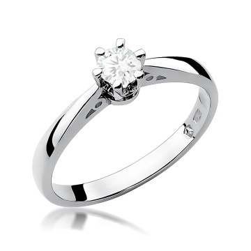 Inel Aur 9K cu Diamant de Laborator 0.25 ct - Img 5