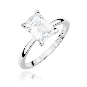 Inel Aur 9K cu Diamant de Laborator 1.50 ct - Img 5