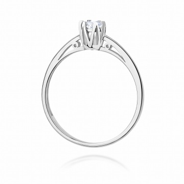 Inel Aur 9K cu Diamant Natural 0.15 ct - Img 7
