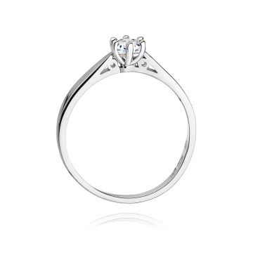 Inel Aur 9K cu Diamant Natural 0.25 ct - Img 6