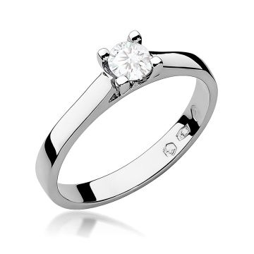 Inel Aur 9K cu Diamant Natural 0.30 ct - Img 5