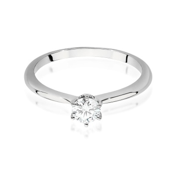 Inel Aur 9K cu Diamant Natural 0.50 ct - Img 5