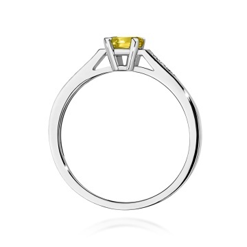 Inel Aur 9K cu Diamante de Laborator 0.54 ct - Img 7