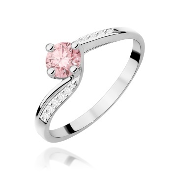 Inel Aur 9K cu Diamante de Laborator 0.55 ct - Img 5