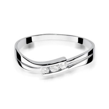 Inel Aur 9K cu Diamante Naturale 0.12 ct - Img 6