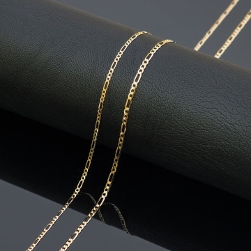 Lanț Aur 14K Figaro 60 cm - Eleganță Clasic - Img 2