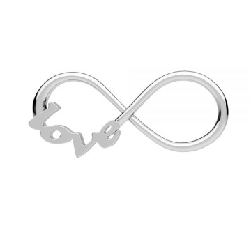 Link din argint - pentru brățară - infinit Love
