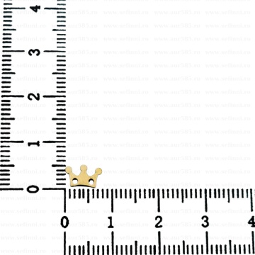 Link din aur 14k - pentru bratara - coronita