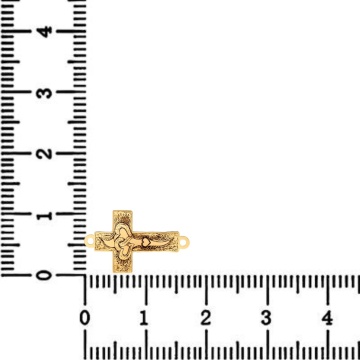 Link din aur 14k - pentru bratara - Cruce Brillante