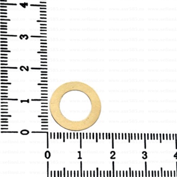 Link din aur 14k - pentru bratara - disc