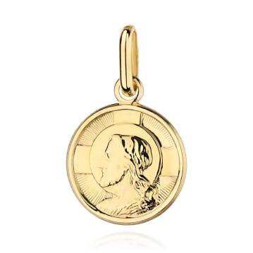 Medalion Aur 14k cu Iisus Hristos - Img 2
