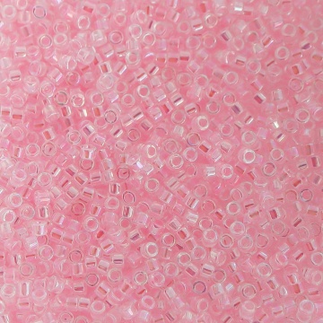 Miyuki Delica Lined Pink AB 5gr 11/0