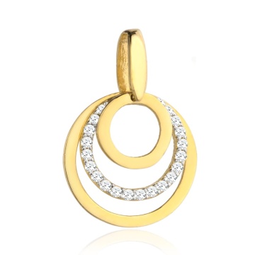 Pandantiv Aur 14k cu Cerculete si Zirconii - Img 5
