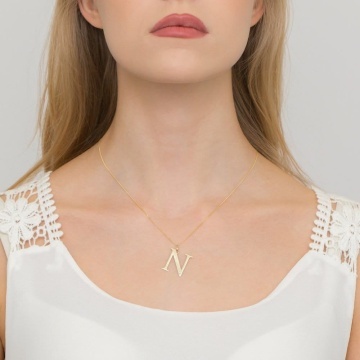 Pandantiv Aur 14K cu Diamante Naturale 0.01 ct - Img 2