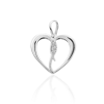 Pandantiv Aur 14K cu Diamante Naturale 0.03 ct - Img 5