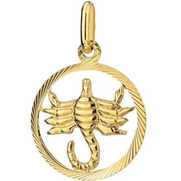 Pandantiv Aur 14K cu Semnul Zodiacal Scorpion - Img 2