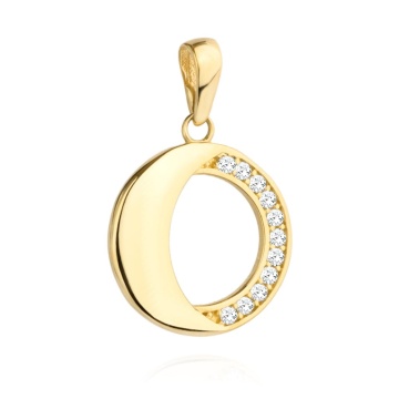 Pandantiv Aur 14k cu Zirconii Albe - Img 3