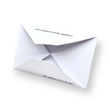 Plic din carton pentru ambalat bijuterii 12x8cm