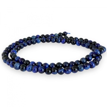 Sirag Agate Cat Eye Albastru 4mm - Img 2