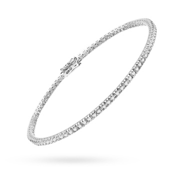 Bratara Aur 14K cu Diamante de Laborator 0.45 ct - Img 4