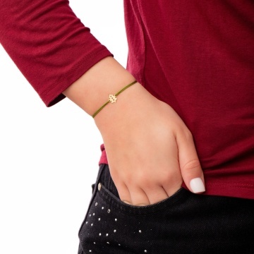 Bratara Bradut Clasic Collection din aur 14k - Img 2