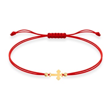 Bratara Cruciulita Clasic Collection din aur 14k - Img 5