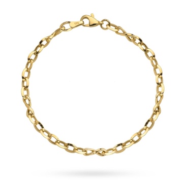 Bratara Lant Impletita cu Infinit- Aur 14k - Img 2