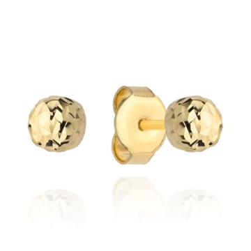 Cercei Aur 14k cu Bilute 7 mm