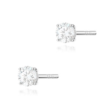 Cercei Aur 14K cu Diamant de Laborator 0.30 ct - Img 7