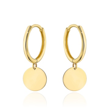 Cercei Aur: Cercuri Delicate cu Element Suspendat