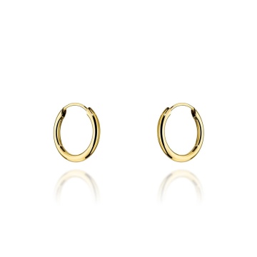 Cercei Creole Aur 14K - 1.2 cm - Img 2