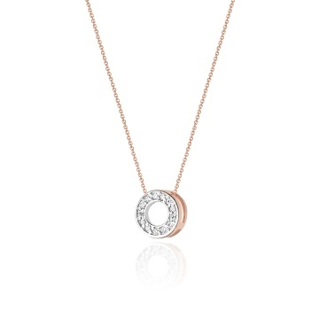 Colier Aur 14K cu Diamante Naturale 0.07 ct - Img 4