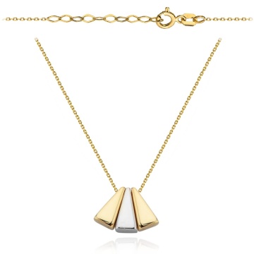 Colier Aur 14k cu Model Triunghi - Img 2