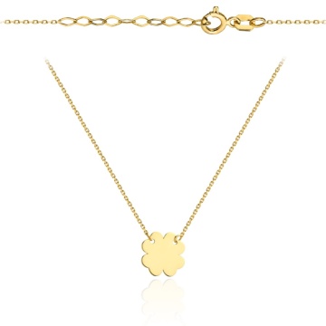 Colier Aur 14k cu Trifoi - Img 2