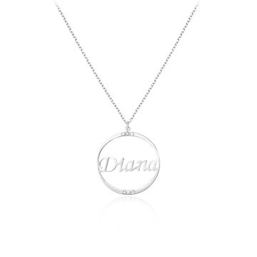 Colier Crystal Name din Argint 925 cu cristale