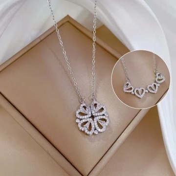 Colier Magnetic Hearts din Inox - Img 2