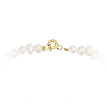 Colier MOM cu perle de cultura, 10 bilute de 2mm aur 14K si pandantiv - Img 5