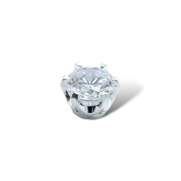 Cristal zirconia montura argint - Img 1