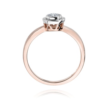 Inel Aur 14K cu Diamant de Laborator 0.30 ct - Img 7