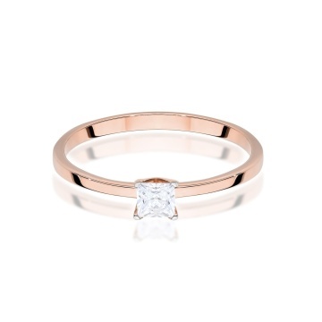 Inel Aur 14K cu Diamant de Laborator 0.30 ct - Img 6