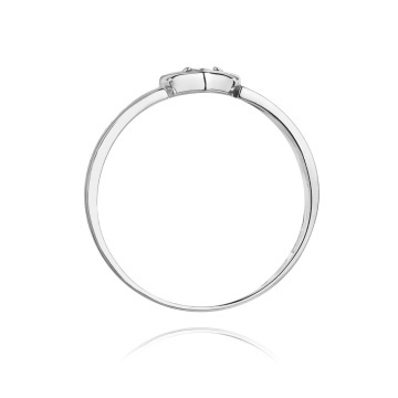 Inel Aur 14K cu Diamant Natural 0.04 ct - Img 11
